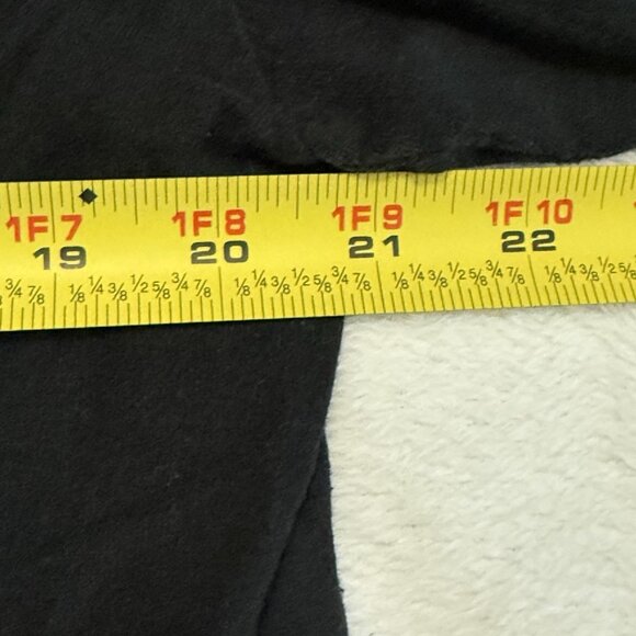 Nirvana T-shirt Mens Large Black Smiley Face Cotton Vintage 90s Cotton America - Picture 7 of 7